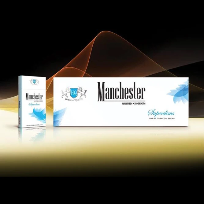 49fa45043216569b0a9edaa0cfb69cd6b1e3de62a8592999b9c1da955208e1b5 【New Arrival】Manchester SuperSlim Blue 4mg Carton - 图片 3